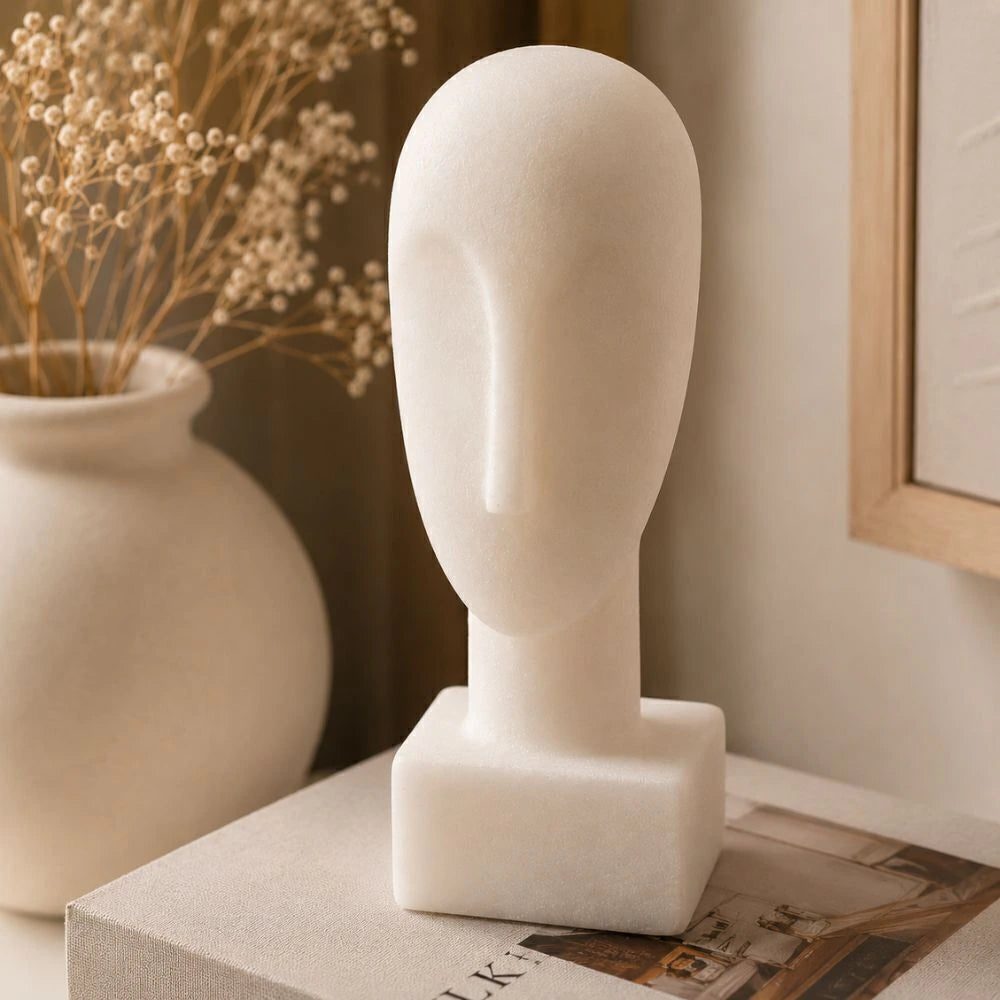 Escultura Face em Poliresina