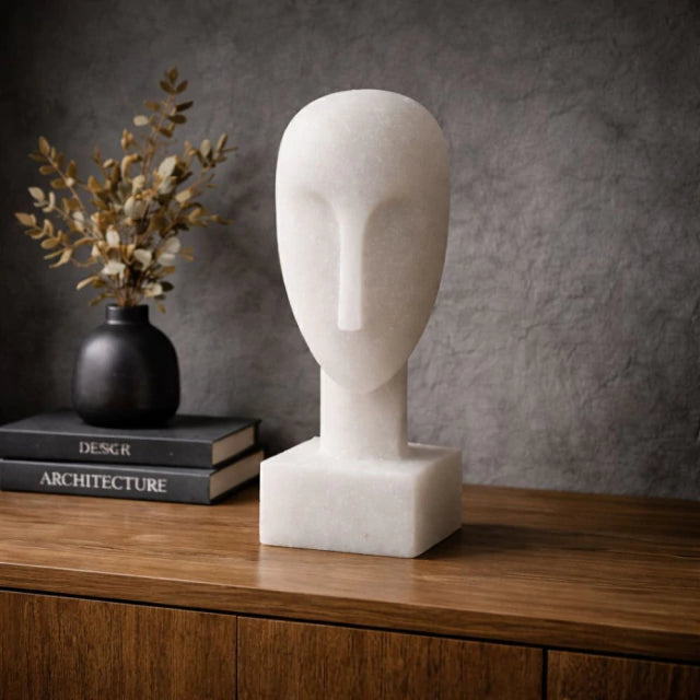Escultura Face em Poliresina